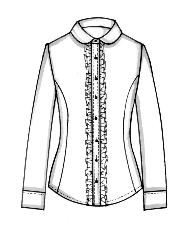 手绘服装平面款式图1:1对照 从零开始到精准呈现（含绘制教程）